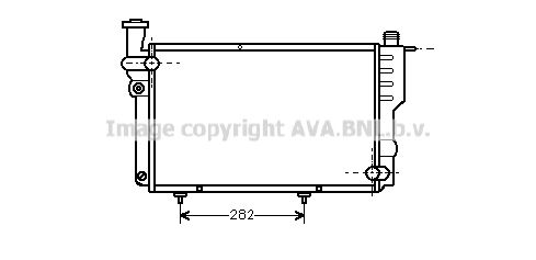 AVA QUALITY COOLING radiatorius, variklio aušinimas PE2096